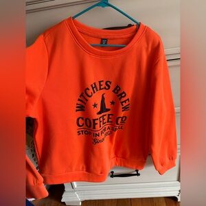 Women’s Halloween Themed Sweatshirt, Long Sleeved Shirt, & T-shirt & Cardigan.